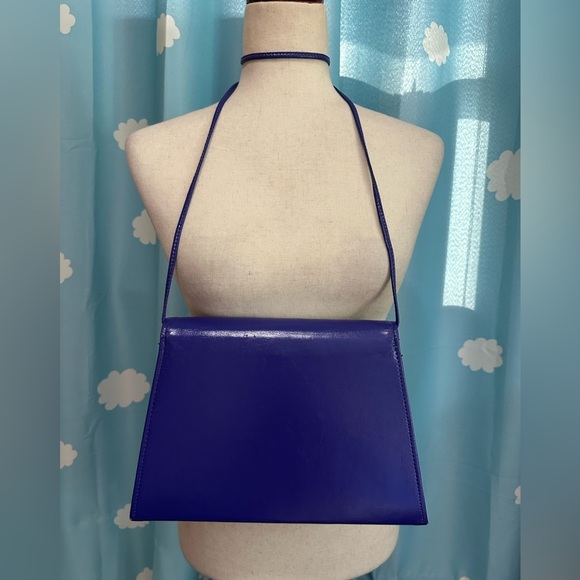 Electric blue Kelly crossbody purse/bag - Picture 2 of 4